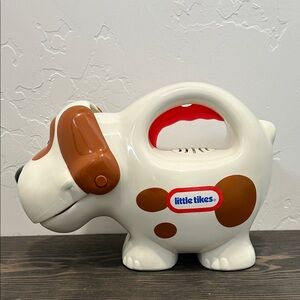 Little Tikes Vintage White and Brown Dog Toy Flashlight